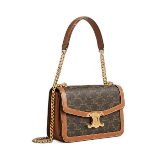 Celine Triomphe Canvas Chain Shoulder Bag